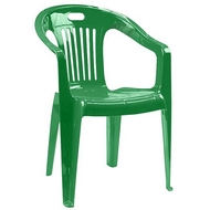 Кресло пластиковое N5 Комфорт-1, цвет: зеленый