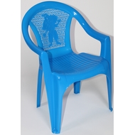 Кресло пластиковое детское 811-160-0055, цвет: голубой