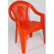 Кресло пластиковое детское 811-160-0055, цвет: красный