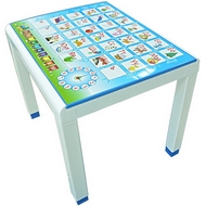 Стол пластиковый детский с деколем 811-160-0057, цвет: голубой