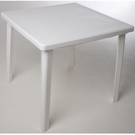 Стол пластиковый квадратный 811-130-0019-kv-pr, цвет: белый