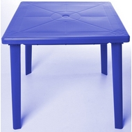 Стол пластиковый квадратный 811-130-0019-kv-pr, цвет: синий