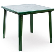 Стол пластиковый квадратный 811-130-0019-kv-pr, цвет: темно-зеленый