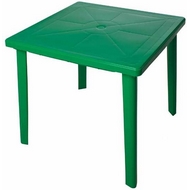 Стол пластиковый квадратный 811-130-0019-kv-pr, цвет: зеленый