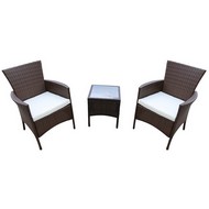 Комплект дачной мебели Вирджиния (стол и 2 кресла) brown
