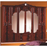 Шкаф с зеркалами Ольга  (могано, ширина 275 см)