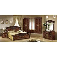 Комплект мебели в спальню Рома(шкаф 275 см) (орех)