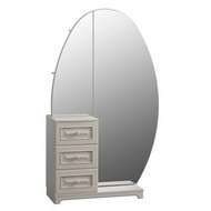 Комбинированный шкаф с зеркалом для спальни Белла