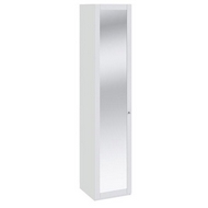 Шкаф для белья с зеркальной дверью серии Ривьера СМ-241.21.001, каркас/фасад - белый