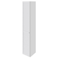Шкаф торцевой с 1-ой дверью левый серии Ривьера СМ-241.07.004 L, каркас/фасад - белый