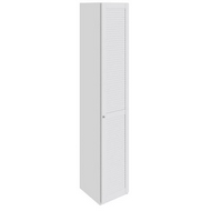 Шкаф торцевой с 1-ой дверью правый серии Ривьера СМ-241.07.004 R, каркас/фасад - белый