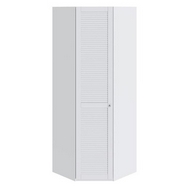 Шкаф угловой с 1-ой дверью левый серии Ривьера СМ-241.23.003 L, каркас/фасад - белый