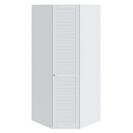 Шкаф угловой с 1-ой дверью правый серии Ривьера СМ-241.07.003 R, каркас/фасад - белый