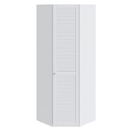Шкаф угловой с 1-ой дверью правый серии Ривьера СМ-241.23.003 R, каркас/фасад - белый