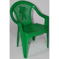 Кресло пластиковое детское 811-160-0055, цвет: зеленый