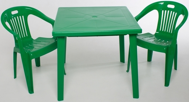 811-Nabor-kvadratnyj-stol-i-2-kresla-Komfort-1-cvet-zelenyj