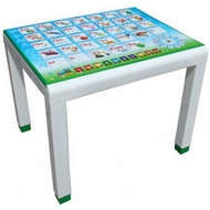 Стол пластиковый детский с деколем 811-160-0057, цвет: зеленый