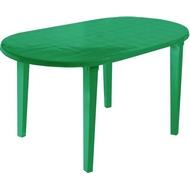 Стол пластиковый овальный 811-130-0021, цвет: зеленый