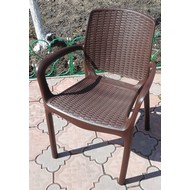 Кресло садовое Невада (коричневое)